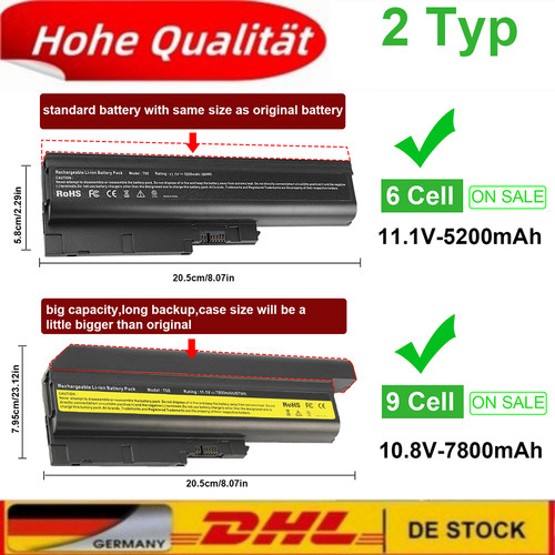 T60 akku für - akku, thinkpad