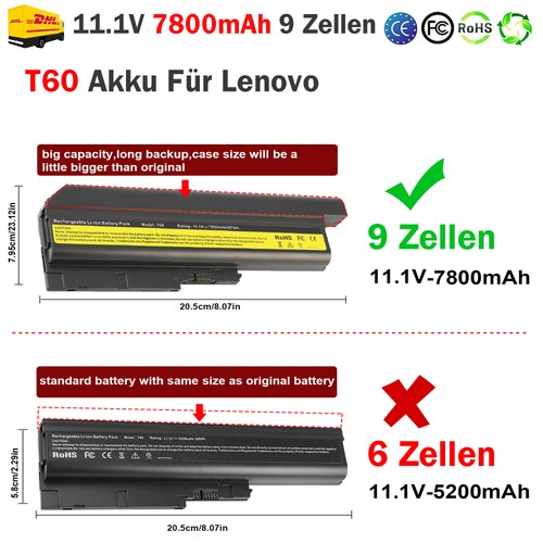 7800mah akku für - akku,