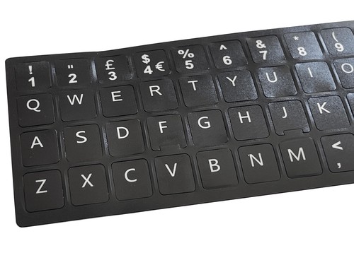 Tastaturaufkleber black - -,